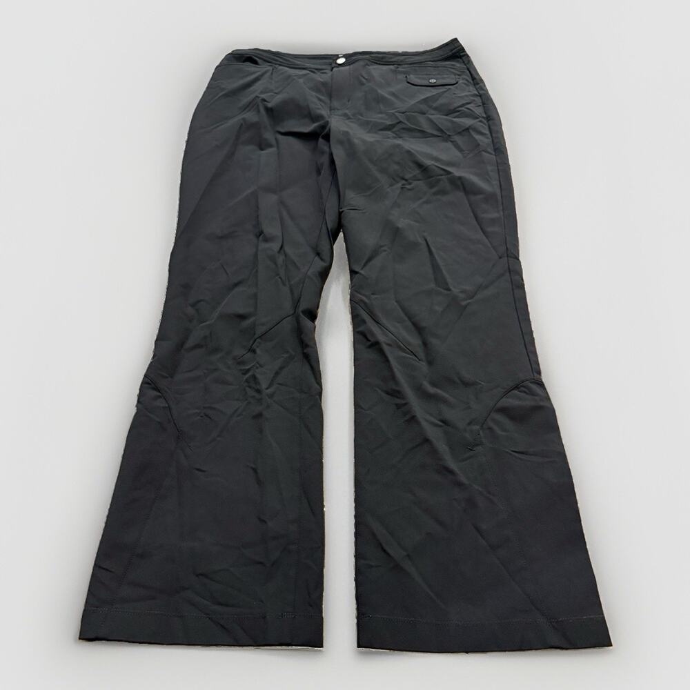 REI Co-op Womens Black UPF 50+ Quick Dry Hiking Stretched Pants Size 16